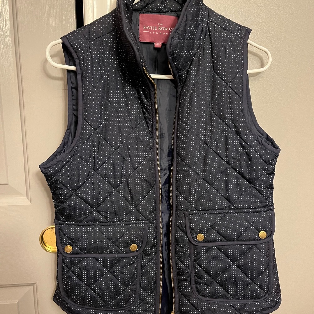 Womens Navy Vest